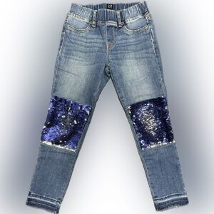 GAP Kids Flip Sequin Stretch Jegging Jeans | Size 7 Regular 💙✨